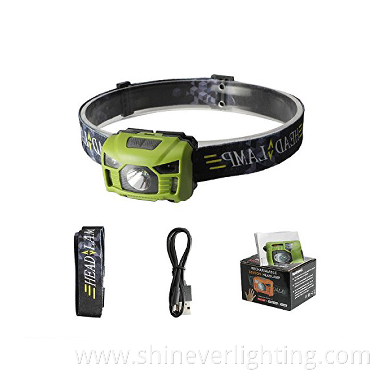 Convenient USB rechargeable headlamp